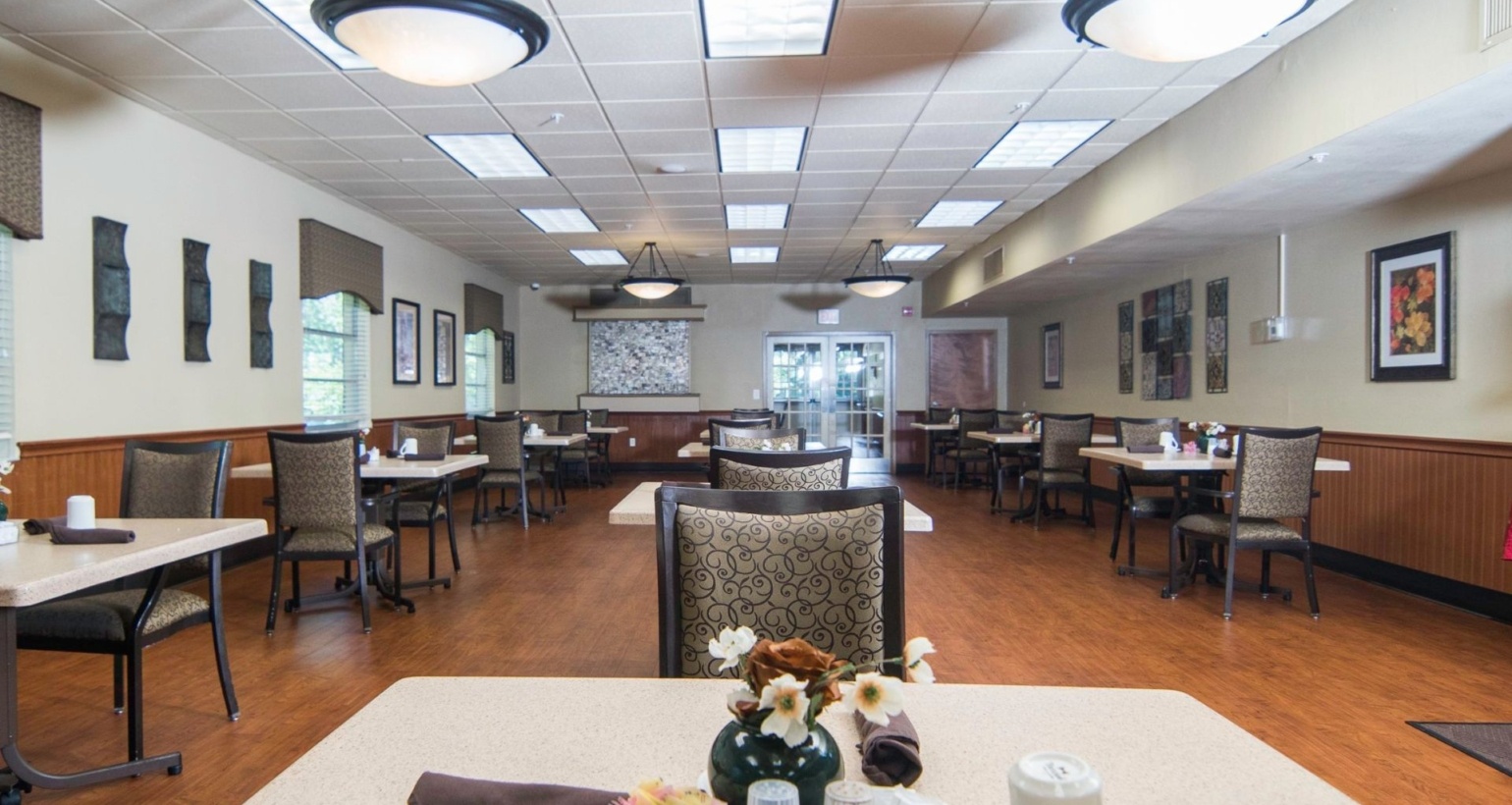 Dining area in Brooksville Healthcare Center